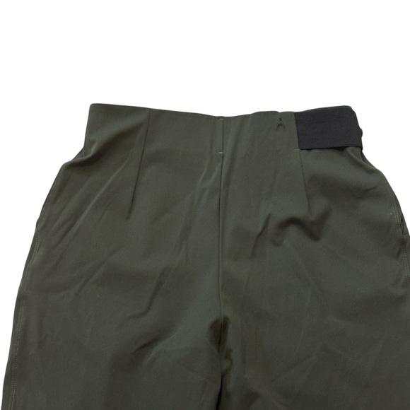 ADAY Turn It Up Tailored Stretch Pull On Trouser Pants Moss Green Women size S - Picture 6 of 7